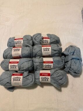 Premier Couture Jazz Chunky Yarn - color: 26-41 Nickel  (9 Skeins)